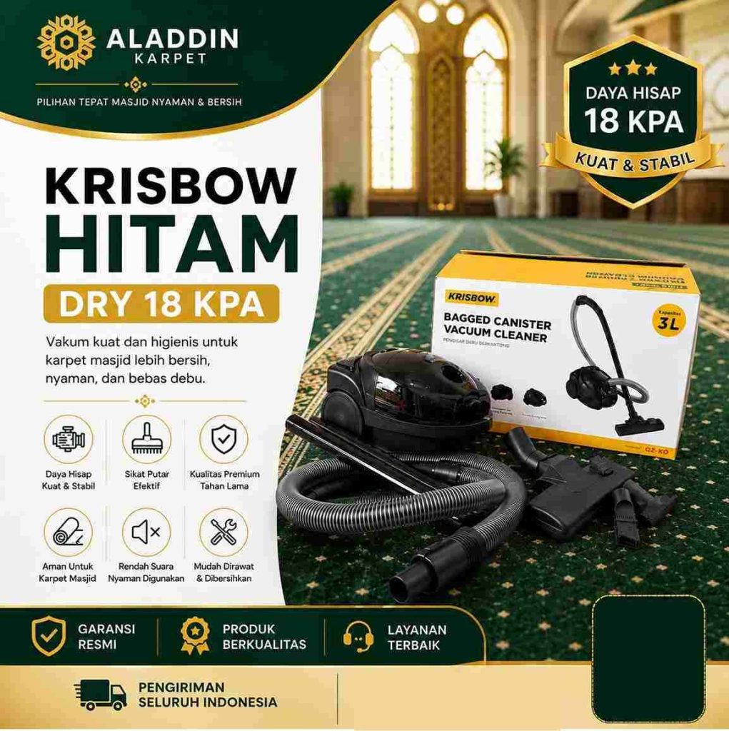 Vacuum Cleaner Krisbow Garut untuk Rumah dan Masjid